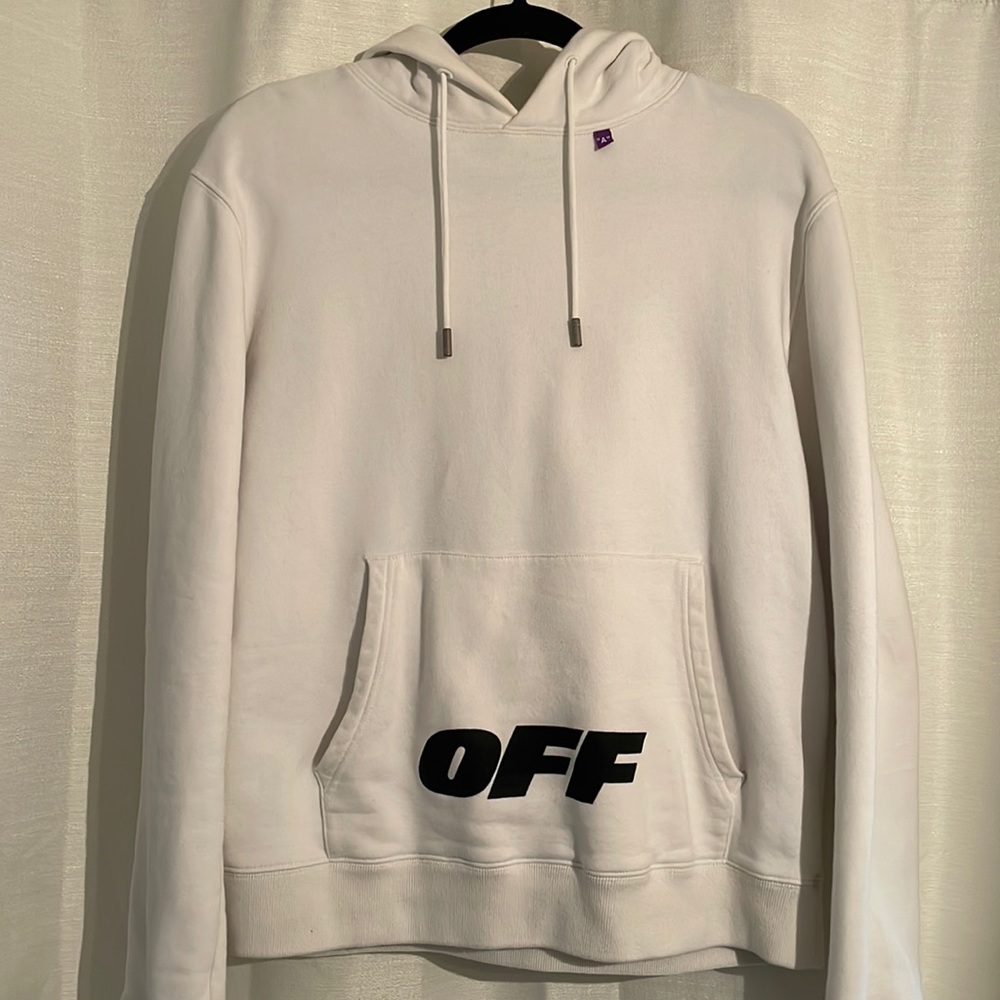 Off-White Wing Off Hoodie in White